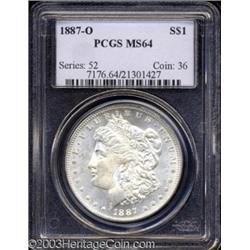 1887-O $1 MS64 PCGS.