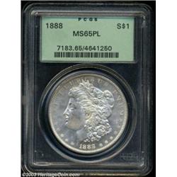 1888 $1 MS65 Prooflike PCGS.