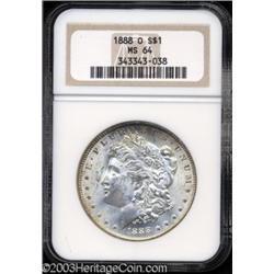 1888-O $1 MS64 NGC.