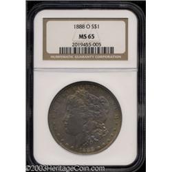 1888-O $1 MS65 NGC.