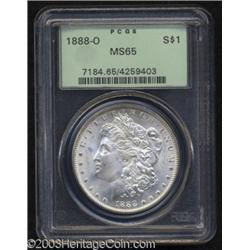 1888-O $1 MS65 PCGS.
