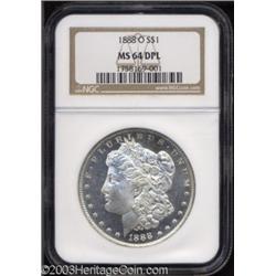 1888-O $1 MS64 Deep Mirror Prooflike NGC.