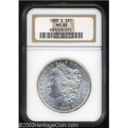 1888-S $1 MS64 NGC.