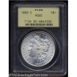 1889-S $1 MS65 PCGS.