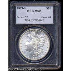 1889-S $1 MS65 PCGS.