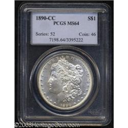 1890-CC $1 MS64 PCGS.