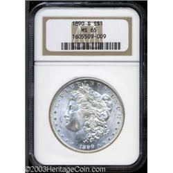 1890-S $1 MS65 NGC.