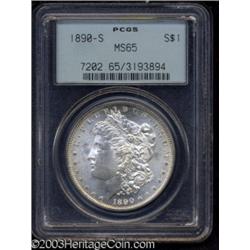 1890-S $1 MS65 PCGS.