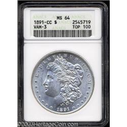1891-CC $1 MS64 ANACS.
