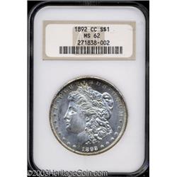 1892-CC $1 MS62 NGC.