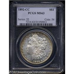 1892-CC $1 MS63 PCGS.