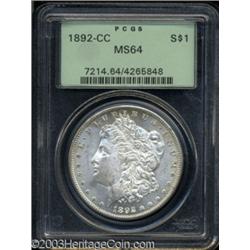 1892-CC $1 MS64 PCGS.