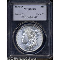 1892-O $1 MS64 PCGS.