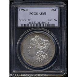 1892-S $1 AU53 PCGS.