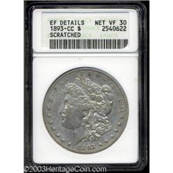 1893-CC $1--Scratched--ANACS. XF Details, Net VF30.