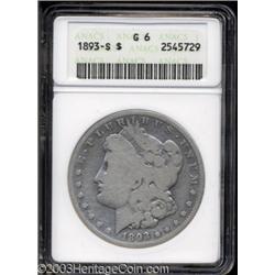 1893-S $1 Good 6 ANACS.