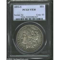 1893-S $1 VF30 PCGS.