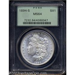 1894-S $1 MS64 PCGS.