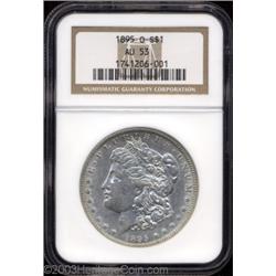 1895-O $1 AU53 NGC.