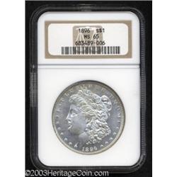 1896 $1 MS65 NGC.