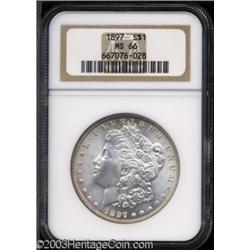 1897 $1 MS66 NGC.