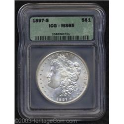 1897-S $1 MS65 ICG.