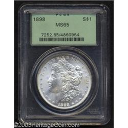 1898 $1 MS65 PCGS.