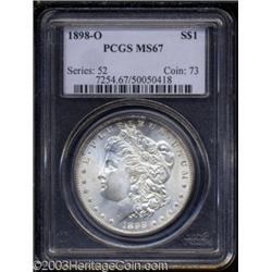1898-O $1 MS67 PCGS.