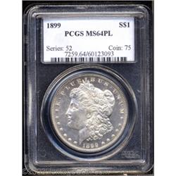 1899 $1 MS64 Prooflike PCGS.