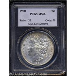 1900 $1 MS66 PCGS.