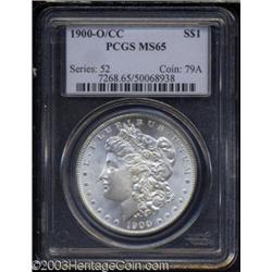 1900-O/CC $1 MS65 PCGS.