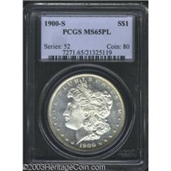 1900-S $1 MS65 Prooflike PCGS.