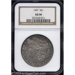 1901 $1 AU58 NGC.