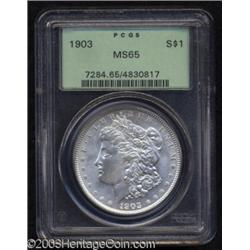 1903 $1 MS65 PCGS.