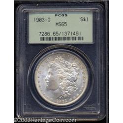 1903-O $1 MS65 PCGS.
