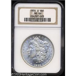 1904-O $1 MS66 NGC.