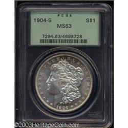 1904-S $1 MS63 PCGS.