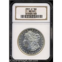 1921-D $1 MS65 NGC.