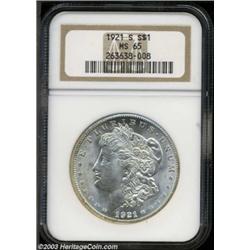 1921-S $1 MS65 NGC.