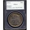 Image 1 : 1921 $1 MS64 PCGS.