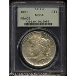 1921 $1 MS64 PCGS.