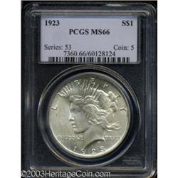 1923 $1 MS66 PCGS.