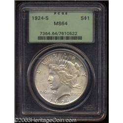 1924-S $1 MS64 PCGS.