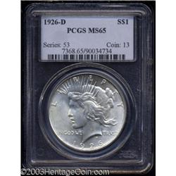 1926-D $1 MS65 PCGS.