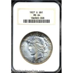 1927-S $1 MS64 NGC.