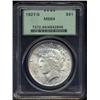 Image 1 : 1927-S $1 MS64 PCGS.