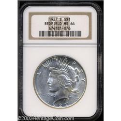 1927-S $1 MS64 NGC.