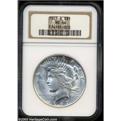 1927-S $1 MS64 NGC.
