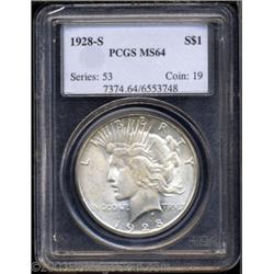 1928-S $1 MS64 PCGS.