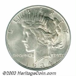 1934-S $1 MS63 PCGS.